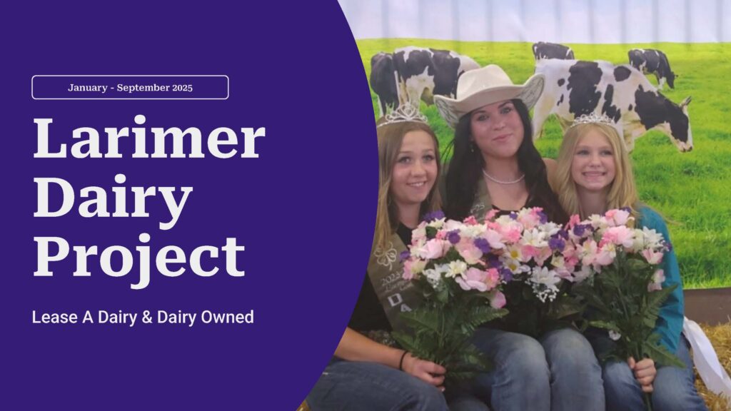 larimer county dairy project january 25 meeting